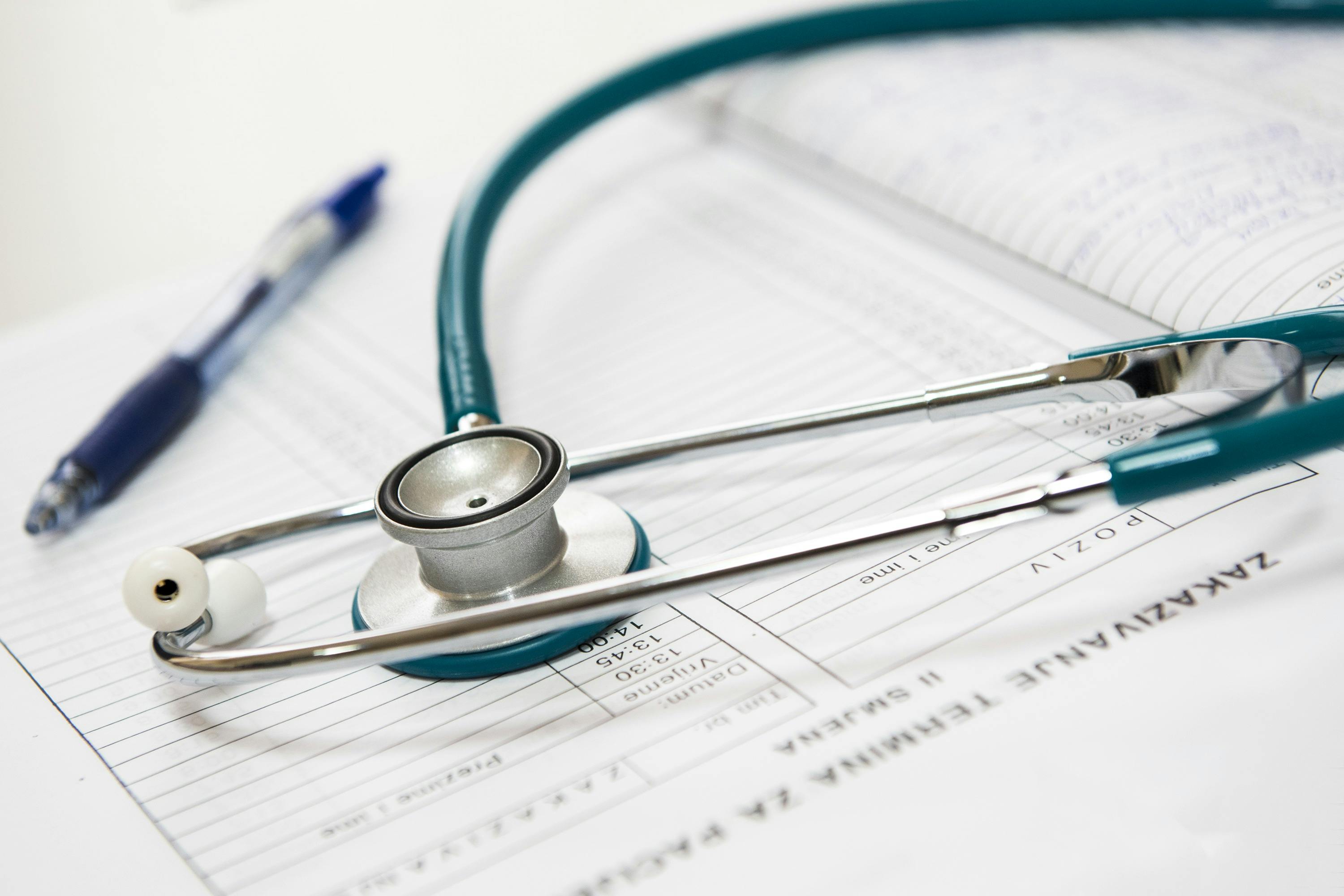 Forms with stethoscope